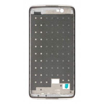 Lcd Frame Middle Chassis For Alcatel Idol 4 Black By - Maxbhi Com