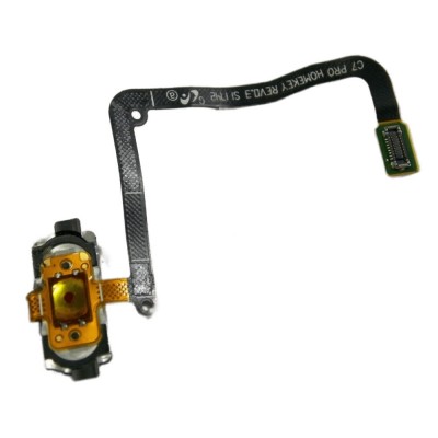 Home Button Complete For Samsung Galaxy C7 Pro Black By - Maxbhi Com