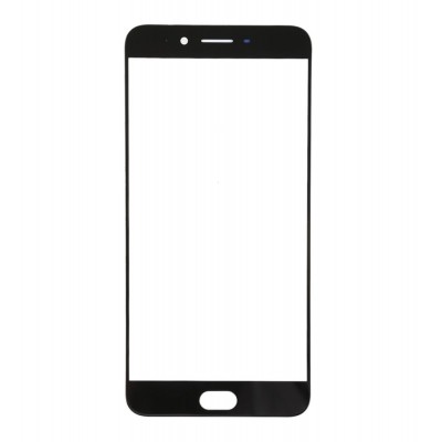 Replacement Front Glass For Oppo R9s Plus Black By - Maxbhi Com
