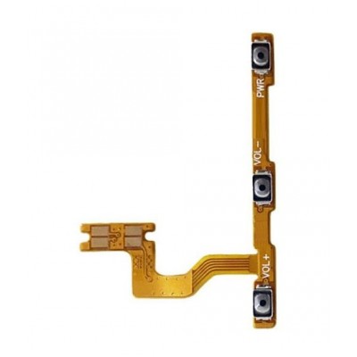 Power Button Flex Cable For Xiaomi Poco M2 Reloaded On Off Flex Pcb By - Maxbhi Com
