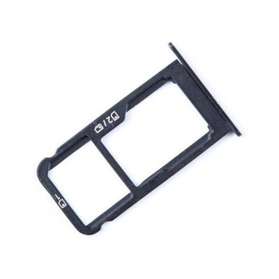 Sim Card Holder Tray For Zte Axon M Black - Maxbhi Com