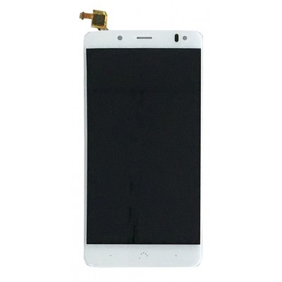 Lcd With Touch Screen For Bq Aquaris Vs Plus White By - Maxbhi Com