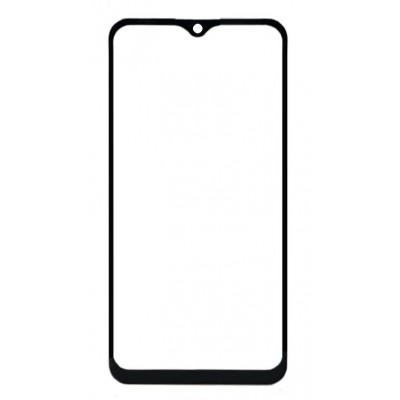 Replacement Front Glass For Vivo Y17 2019 Black By - Maxbhi Com