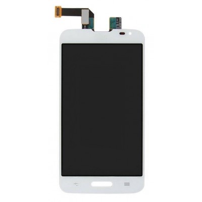 Lcd With Touch Screen For Lg L70 D320n White By - Maxbhi Com