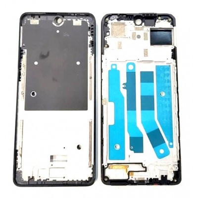 Lcd Frame Middle Chassis For Infinix Note 30 5g Blue By - Maxbhi Com