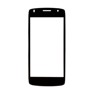 Replacement Front Glass For Micromax A114r Canvas Beat Black By - Maxbhi Com