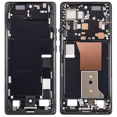 Lcd Frame Middle Chassis For Motorola Edge 40 Pro 5g White By - Maxbhi Com