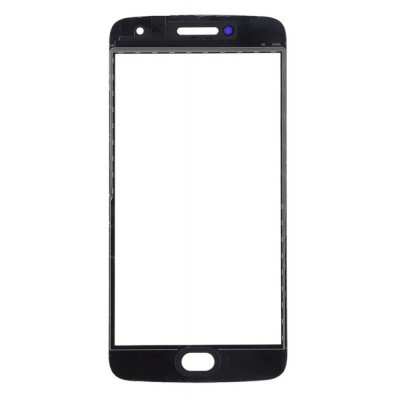 Replacement Front Glass For Motorola Moto G5 Plus Grey By - Maxbhi Com