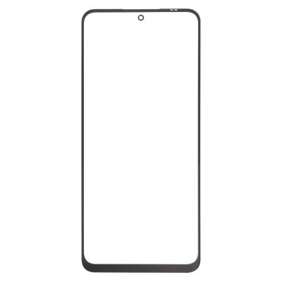 Replacement Front Glass For Xiaomi Redmi Note 12 5g Black By - Maxbhi Com