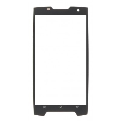 Replacement Front Glass For Cubot Kingkong Cs Black By - Maxbhi Com