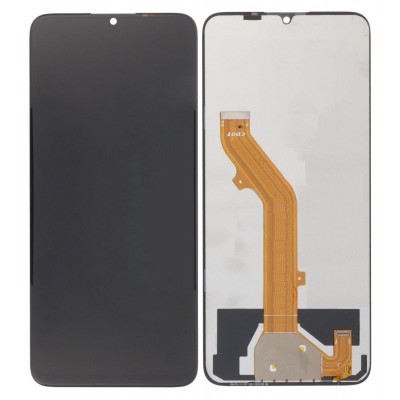 Lcd With Touch Screen For Tcl 40 Se Black By - Maxbhi Com