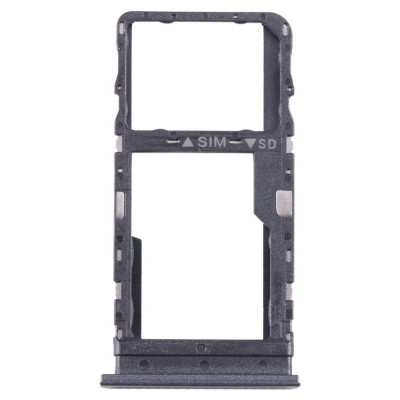 Sim Card Holder Tray For Tcl 40r Black - Maxbhi Com