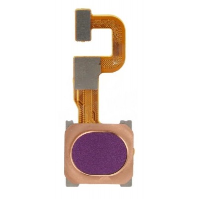 Fingerprint Sensor Flex Cable For Oppo A7x Purple By - Maxbhi Com