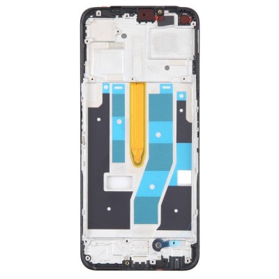 Lcd Frame Middle Chassis For Realme V25 Black By - Maxbhi Com
