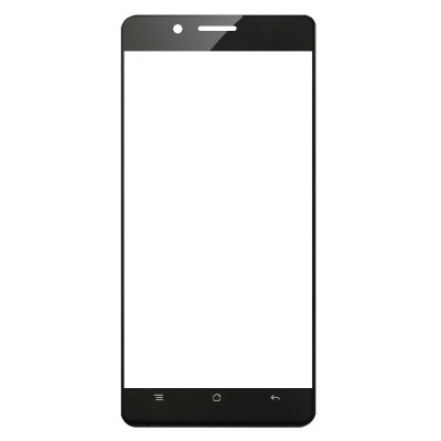 Replacement Front Glass For Cubot X16 S Black By - Maxbhi Com