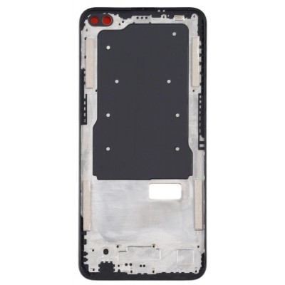 Lcd Frame Middle Chassis For Oppo A92s Black By - Maxbhi Com