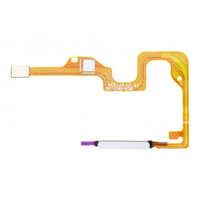 Fingerprint Sensor Flex Cable For Honor X7a Silver By - Maxbhi Com