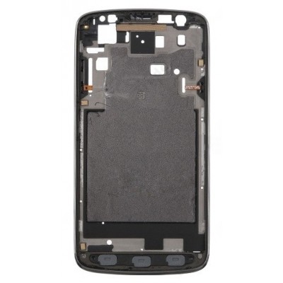 Lcd Frame Middle Chassis For Samsung I9295 Galaxy S4 Active White By - Maxbhi Com