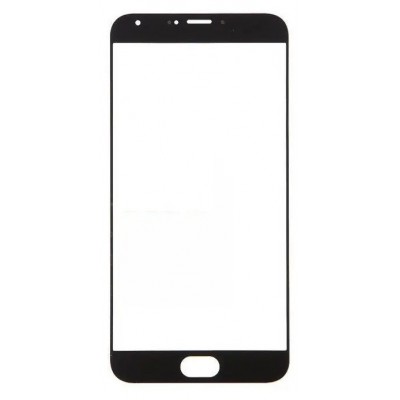 Replacement Front Glass For Meizu Mx5e Black By - Maxbhi Com