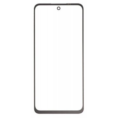 Replacement Front Glass For Motorola Moto G73 Black By - Maxbhi Com