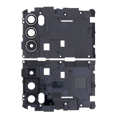 Camera Lens Glass with Frame for Motorola Moto G60 Black