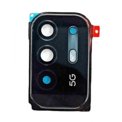 Camera Lens Glass With Frame For Oppo F19 Pro Plus 5g Silver By - Maxbhi Com