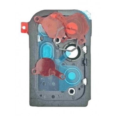 Camera Lens Glass With Frame For Oppo A94 5g Silver By - Maxbhi Com