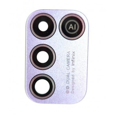 Camera Lens Glass With Frame For Infinix Hot 10 Play Purple By - Maxbhi Com
