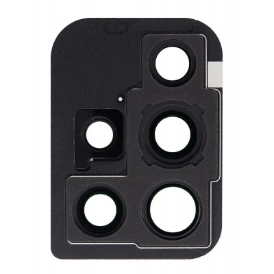 Camera Lens Glass With Frame For Samsung Galaxy A51 Black By - Maxbhi Com