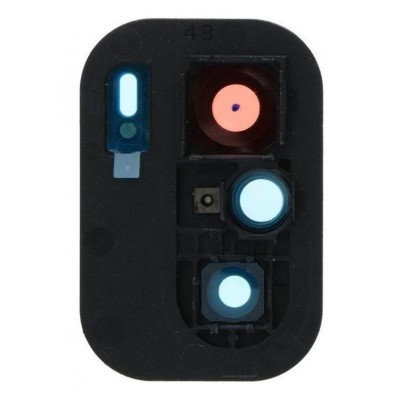 Camera Lens Glass With Frame For Xiaomi Poco F3 White By - Maxbhi Com