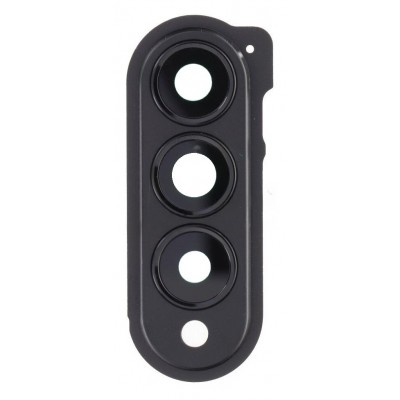 Camera Lens Glass With Frame For Samsung Galaxy Z Fold4 Black By - Maxbhi Com