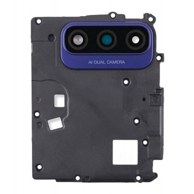 Camera Lens Glass With Frame For Motorola Moto G Pure 2021 Black By - Maxbhi Com