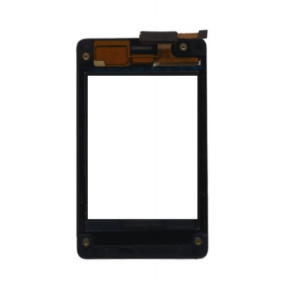 Touch Screen Digitizer For Nokia Asha 502 Dual Sim Yellow By - Maxbhi Com