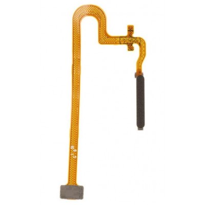 Fingerprint Sensor Flex Cable For Oppo A57s White By - Maxbhi Com