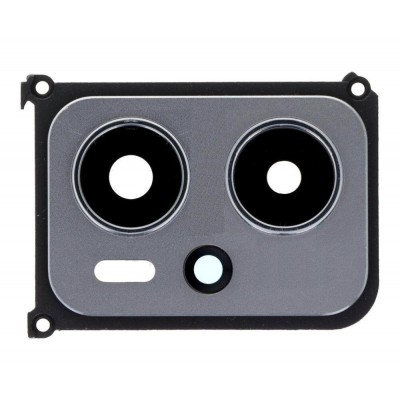 Camera Lens Glass With Frame For Xiaomi Poco X4 Gt Black By - Maxbhi Com