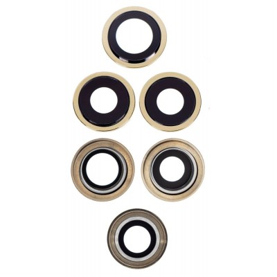 Camera Lens Glass With Frame For Apple Iphone 12 Pro Max Gold By - Maxbhi Com