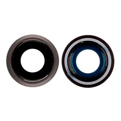 Camera Lens Glass with Frame for Apple iPhone 8 256GB Black