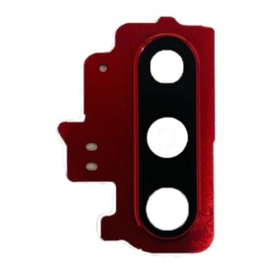 Camera Lens Glass With Frame For Samsung Galaxy Note 10 Red By - Maxbhi Com