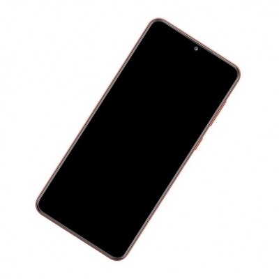 Camera Lens Glass with Frame for Samsung Galaxy M02 Black
