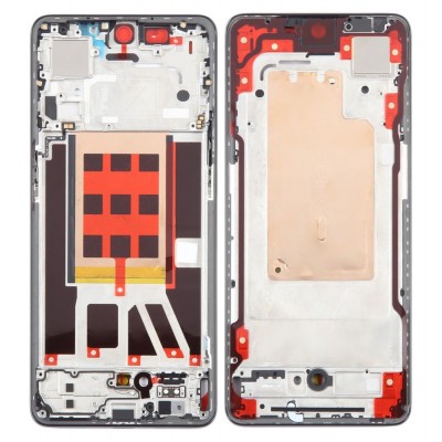 Lcd Frame Middle Chassis For Oppo Reno9 Pro Black By - Maxbhi Com