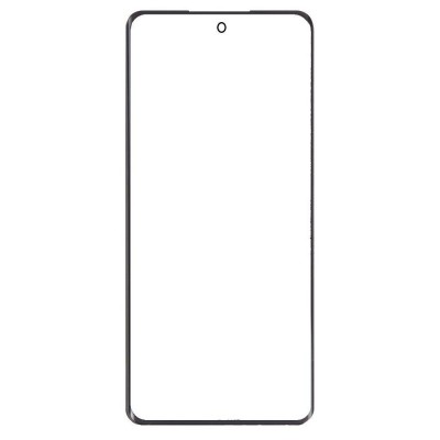 Replacement Front Glass For Oppo Reno9 Pro Black By - Maxbhi Com
