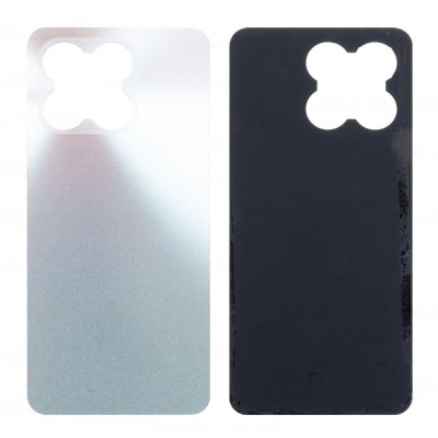Back Panel Cover For Honor X8a Silver - Maxbhi Com