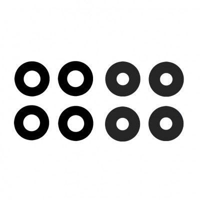 Camera Lens for Honor X8a Black