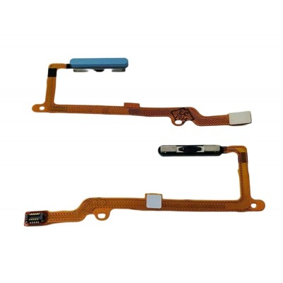 Fingerprint Sensor Flex Cable For Honor X8a Cyan By - Maxbhi Com