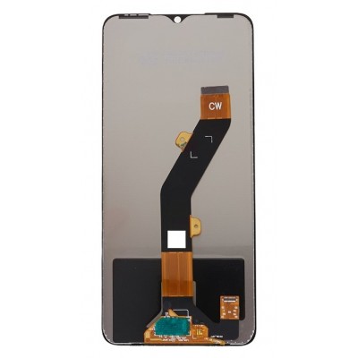 Lcd With Touch Screen For Infinix Hot 30i White By - Maxbhi Com