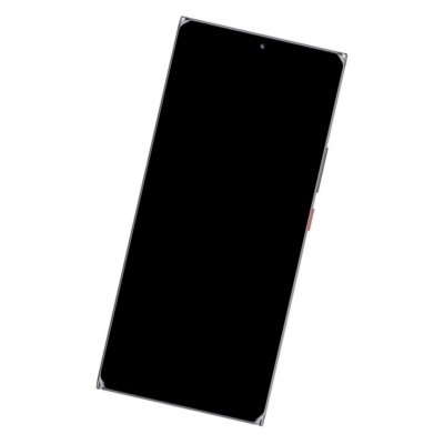 Camera Lens Glass with Frame for ZTE Nubia Z40 Pro 5G Black
