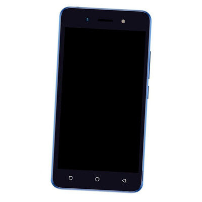 Camera Lens Glass with Frame for Itel A23S Blue