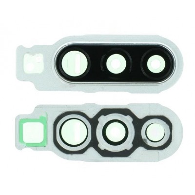 Camera Lens Glass With Frame For Samsung Galaxy A90 5g White By - Maxbhi Com