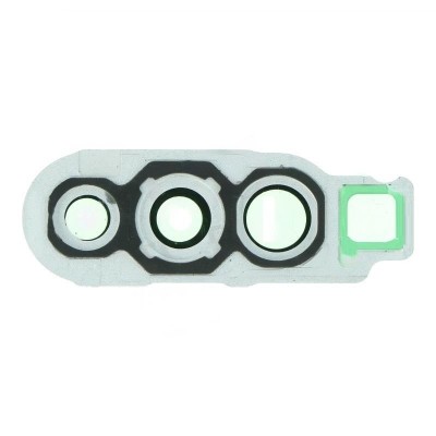 Camera Lens Glass With Frame For Samsung Galaxy A90 5g White By - Maxbhi Com