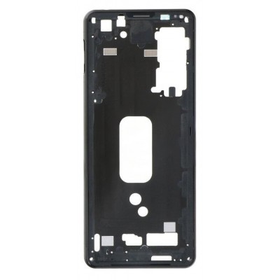 Lcd Frame Middle Chassis For Sony Xperia 5 Ii Black By - Maxbhi Com